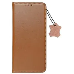 Smart Pro Echt Buchtasche Leder Tasche Lederbuch Hülle Cover Case Handy-Hülle Handytasche für Xiaomi Mi 11 Lite 5G Braun