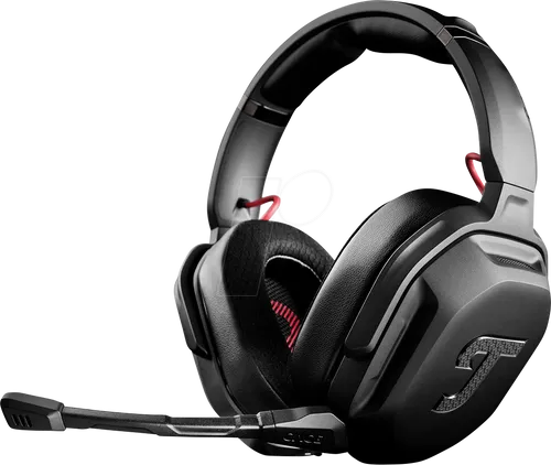 Teufel CAGE PRO Wireless Gaming Headset - Kabelloses Headset für Gaming mit 68 Std Akkulaufzeit, 7.1 Virtual Surround Sound und HD-Mikrofon für optimale Sprachqualität. Ideal für PC, PS5 und Xbox.