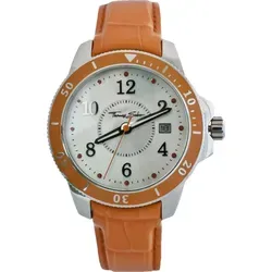 Thomas Sabo Unisex-Lederarmbanduhr AIR-WA0122 - Elegante Quarzuhr für Damen und Herren, wasserdicht bis 100 m, stilvolles Lederarmband und hochwertiges Mineralglas machen sie zum perfekten Begleiter für jeden Anlass.