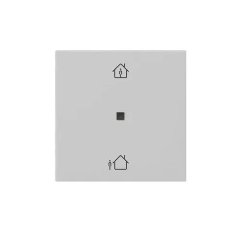 Gira KNX RF Bedienaufsatz 1-f. 5106015 - Elegante KNX Bussystem-Tastwippe in Grau, ideal für moderne Smart Home Anwendungen. Robuste Bauweise aus Thermoplast für langlebigen Einsatz.