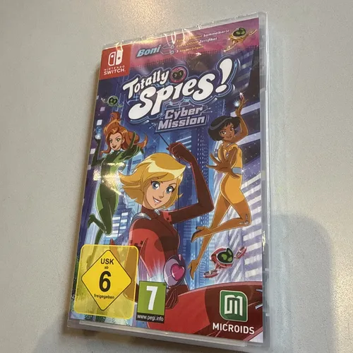 Totally Spies! Cyber Mission - Switch [EU Version] - Spiele für Nintendo Switch, erlebe aufregende Abenteuer mit Sam, Clover und Alex in Singapur und nutze stylische Hightech-Gadgets im lokalen Mehrspielermodus!