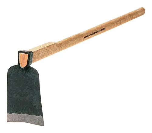 SHW Ulmer Hacke Größe 1 mit Eschenstiel 135 cm - 53313 - Hacken mit robustem Eschenstiel, ideal für präzises Arbeiten im Garten oder Landwirtschaft.