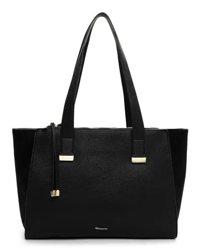 Tamaris Shopper TAS Galina für Damen - Eleganter Shopper aus Feinsynthetik mit Logo-Prägung, ideal für jeden Style. Mit Reißverschluss und extra Stauraum, perfekt für den Alltag.