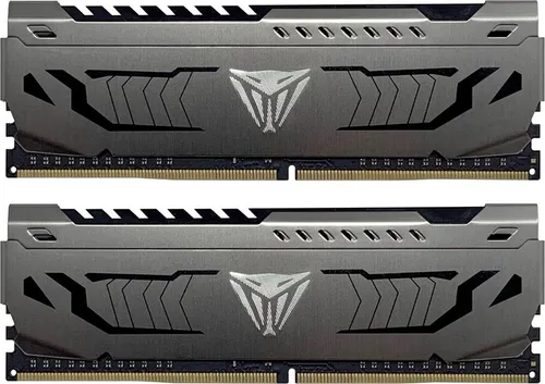Patriot 32GB Kit (2x16GB) DDR4 3200MHz Viper Steel - Arbeitsspeicher mit 32GB (2x16GB) und 3200MHz, ideal für Gaming und anspruchsvolle Anwendungen. Robustes Design und hohe Leistung für Intel- und AMD-Plattformen.