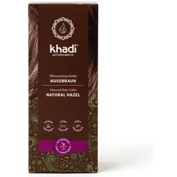Khadi Haarfarbe Natürliches Nussbraun - Haarfarbe aus natürlichen Inhaltsstoffen, die für Fülle und Glanz sorgt. Ideal für ein strahlendes, gesundes Aussehen ohne chemische Zusätze.