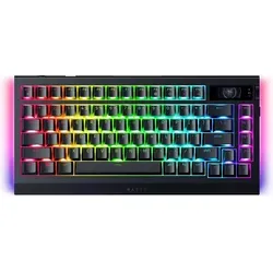 Razer BlackWidow V4 Pro - Kabellose Hotswap-Gaming-Tastatur mit OLED-Display - Gaming-Tastatur mit 4K Hz & Bluetooth für lagsfreies Spielen. Hot-Swap-fähig, individuell anpassbar mit Razer Command Dial und RGB-Beleuchtung für maximale Kontrolle und Komfort.