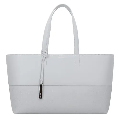 Calvin Klein CK Mixmedia Shopper Tasche 39 cm grau TAS036631