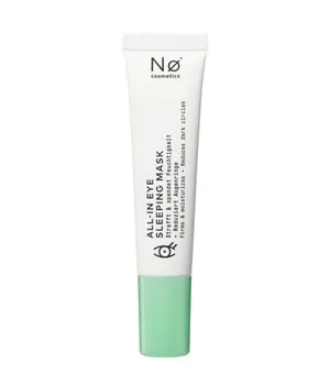 Nø Cosmetics bright tønight All-In Eye Sleeping Mask 15 ml - Feuchtigkeitsspendende Augenmaske für Tag und Nacht, mit hochkonzentriertem Glycerin für einen strahlenden Blick. Ideal zur Unterstützung der Hautbarriere und zur Reduzierung von Schwellungen und dunklen Ringen.