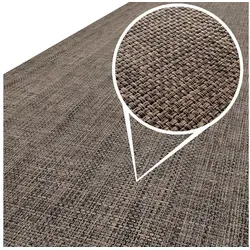 ANRO Wasserfester Läufer für Innen- und Außenbereiche – Braun, 220 x 67 cm - Vielseitiger, abwaschbarer Teppich für Balkon, Terrasse und Innenräume. Die rutschfeste Unterseite sorgt für Sicherheit, während die strapazierfähige Oberfläche leicht zu reinigen ist und Ihre Böden schützt.