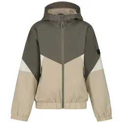 Icepeak Funktionsjacke LASSAN JR - Sportliche Outdoorjacke in Grau - Robuste Funktionsjacke aus 100% Polyester mit hoher Atmungsaktivität und Wassersäule von 10000 mm. Ideal für aktive Kinder, die auch bei wechselhaftem Wetter optimal geschützt sein wollen.