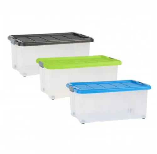 axentia Aufbewahrungsbox Unibox, 60 x 26 x 40 cm, 45 l, Deckel 235873 (1 St)