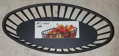 APS Korb Urban aus Metall oval Matallkorb 21 cm x 10 cm x 7 cm Gastro