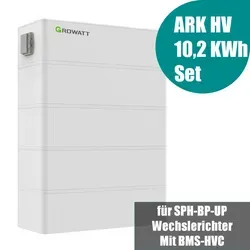 Growatt ARK HV Batteriesystem 10.2k - Hochleistungs-Powerstation mit 10.2 kWh, inklusive BMS und Hochspannungsbatterien für maximale Energieeffizienz
