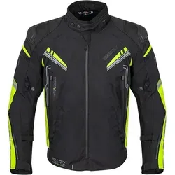 Germot Matrix Motorrad Textiljacke, schwarz-gelb, Größe 2XL für Männer - Motorradjacken mit sportlichem Schnitt, ideal für sportliche Fahrten und ausgestattet mit vielen praktischen Funktionen.