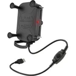 RAM Tough-Charge X-Grip Halter für Smartphones - induktiv - RAM-HOL-UN12WB - Konsolen & Halterungen, induktives Laden und sicherer Halt für Ihr Smartphone, ideal für unterwegs.