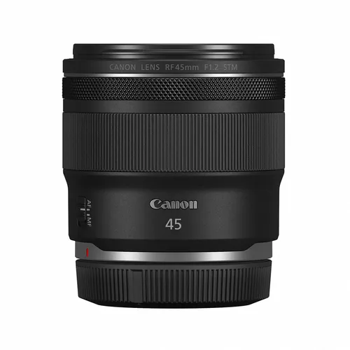 Canon RF 45/1.2 STM - Hochwertiges Objektiv für kreative Fotografie - Vollformat-Objektiv mit schneller Blende, ideal für Porträt- und Low-Light-Aufnahmen, perfekt für ambitionierte Fotografen.