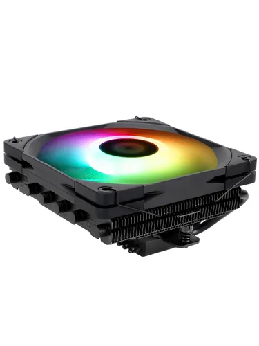 Thermalright AXP120-X67 - Black ARGB CPU-Luftkühler - Gehäusezubehör / Modding, leiser Betrieb mit max. 26 dBA und beeindruckender Kühlleistung für verschiedene AMD und Intel Sockel.