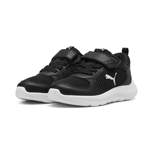 PUMA Jungen Unisex Kinder Fun Racer 2 AC+ PS Sneaker, Black White, 29 EU - Sneaker für Kinder mit Synthetik-Ferse und Gummi-Außensohle, ideal für den aktiven Alltag und bequemen Tragekomfort.