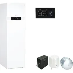 Viessmann Vitocal 333-G Wärmepumpe 5,3 kW BWT 331.C12 - Effiziente Sole/Wasser-Wärmepumpe für Neubauten mit integriertem Warmwasserspeicher. Hohe Effizienz und niedrige Betriebskosten dank moderner Inverter-Technologie und leisen Betriebsgeräuschen.