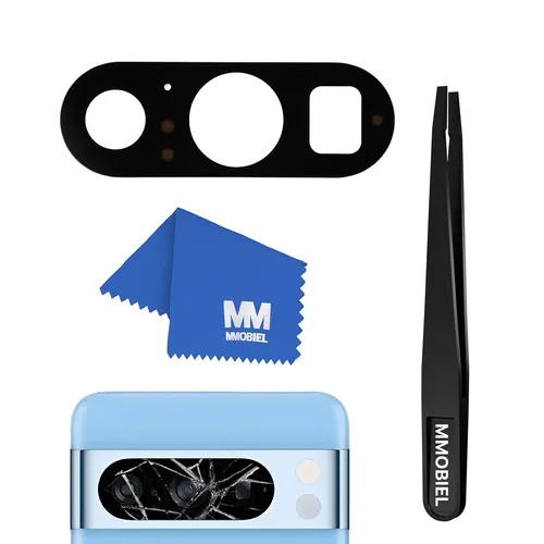 Rück Kamera Glas Ersatz Google Pixel 8 Pro - Hinten Rückseite Kamera- mit Pincet