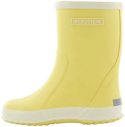 Bergstein Rainboot Sandale Gelb Größe 19 - Bequeme Sandale in strahlendem Gelb, aus robustem Kautschuk mit atmungsaktivem Baumwollinnenfutter, ideal für den Sommer.