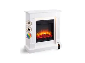Elektrokamin Ladina - elektrischer Kamin von CrownFlame, sorgt für stimmungsvolle und romantische Atmosphäre