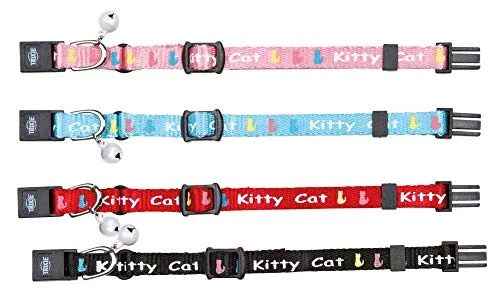 Trixie Kitten Nylon Collar , Farblich sortiert