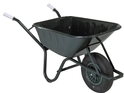 FORT Profi-Betonkarre 90 Liter - Transportgeräte & Rampen – Robuste 90 Liter Betonschubkarre mit verstärktem Stahlrahmen und langlebigem Nadellager, ideal für schwere Baustellenarbeiten.