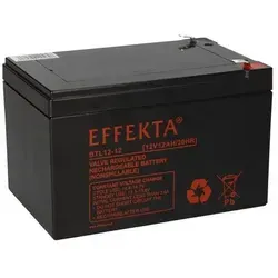 Effekta BTL 12-12 Blei-Vlies Akku AGM VRLA 12V 12Ah - KFZ-Batterien mit auslaufsicherer Technologie und bis zu 10 Jahren Lebensdauer, ideal für USV-Anlagen und Medizintechnik.