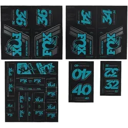 FOX Heritage Decal Kit Fork & Shock | bis MY20 | Turquoise