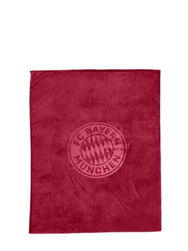 FC Bayern München Kuscheldecke Bordeaux 200 x 150 cm - Offizielle FC Bayern München Kuscheldecke in Bordeaux. Ideal für gemütliche Abende, aus hochwertiger Baumwolle für besten Komfort und Wärme.