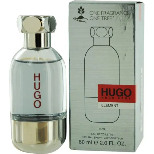 HUGO Eau de Toilette Hugo Boss Hugo Element Man 60 ml - Herrendüfte mit einem besonderen Fokus auf Nachhaltigkeit – für jeden Kauf wird ein Baum gepflanzt.
