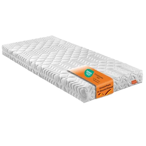 sleepling 7-Zonen Kaltschaummatratze 80 x 200 cm - Duo Härtegrad 2 & 3 - Matratzen mit 7-Zonen Kaltschaum für optimale Körperanpassung, waschbar bis 60 Grad und ideal für alle Schlaftypen. Made in EU für höchste Qualität und Nachhaltigkeit.