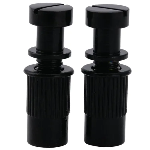 Musiclily Pro 2Pcs Black M8 Metric Tailpiece Studs For Epiphone Les Paul Guitar