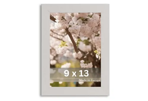 Victor (Zenith) Bilderrahmen Klee, Bilderrahmen Grau 9x13 cm, Bilderrahmen Modern, Holzrahmen