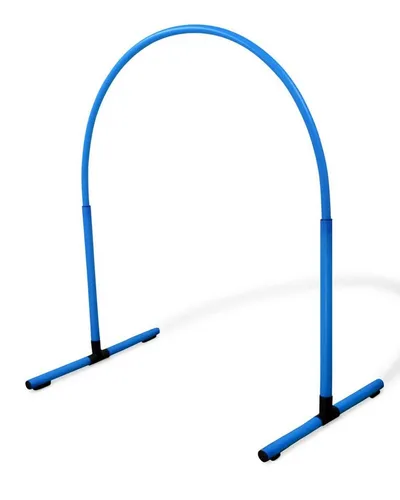 Superhund Agility-Slalom Hoopers Hoop – Flexibles Trainingsgerät für Hundesport - Flexibles Hoopers-Training mit sicherem, sichtbarem Kunststoff! Ideal für VDH-konformes Training und Turniere. Schneller Aufbau und leichte Transportfähigkeit machen es perfekt für jeden Einsatz.