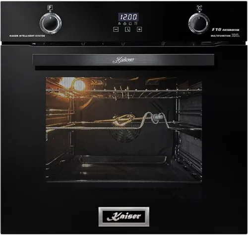 Kaiser Küchengeräte Einbaubackofen EH 6367, mit 1-fach-Teleskopauszug, Elektro Backofen, Autark, 79L, Drehspieß, Einbau Backofen,10Funktionen