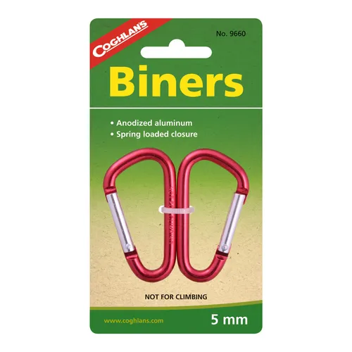 Coghlans Mini Karabiner - Ø 5 x 50 mm 2 Stück