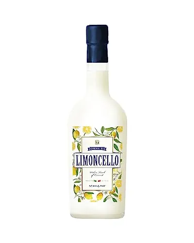 SCAVI & RAY Crema di Limoncello 0,7l – Cremiger Likör mit Zitrusnote - Erleben Sie den einzigartigen Geschmack Italiens mit diesem cremigen Likör. Ideal für Cocktails oder als Dessertbegleiter, vereint er frische Zitronen und tropische Kokosnussaromen für ein unvergleichliches Genusserlebnis.