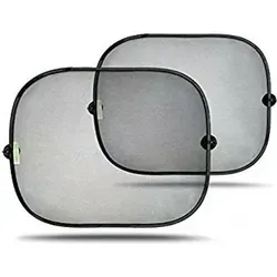Benson Sonnenschutz Seitenfenster mit Saugnapf 2 Stück 44x36 cm - Effektiver Sonnenschutz für Ihr Auto: Das 2er-Set von Benson bietet einfache Befestigung mit Saugnäpfen, schützt Passagiere vor blendendem Licht und sorgt für entspannte Fahrten. Ideal für Familienreisen!