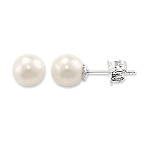 Thomas Sabo Perlenohrstecker Klein 925 Sterling Silber H1430-028-14 - Elegante Damenohrringe aus 925er Sterlingsilber, perfekt kombinierbar mit anderen Schmuckstücken von Thomas Sabo. Ideal als Geschenk für besondere Anlässe.