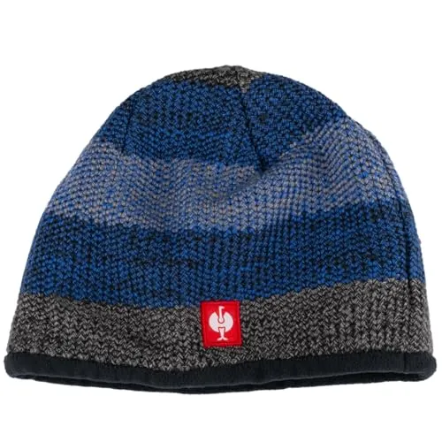 Engelbert Strauss Unisex - Erwachsene Strickmütze e.s.Motion 2020, Farbe:Graphit/enzianblau, Größe:L/XL