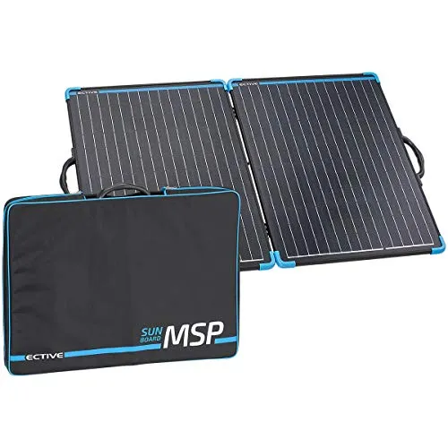 ECTIVE MSP 120 SunBoard 120W Solarmodul - Solarpanele für mobile Stromversorgung, faltbar und leicht, optimal für Reisen und Outdoor-Aktivitäten.