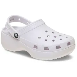 Crocs Women's Classic Platform Clog 42-43 EU Grape Ice - Stilvoller Clog mit erhöhter Sohle für zusätzlichen Komfort. Perfekt für den Alltag und individuell gestaltbar mit Jibbitz-Anhängern. Leicht und flexibel, ideal für jeden Anlass.