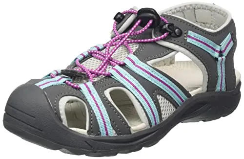 CMP Kinder Aquarii 2.0 Sandale (Größe 34, grau) - Wanderschuhe für Kinder, bequeme Hybrid-Sandale mit optimalem Tragekomfort für unvergessliche Sommerabenteuer.