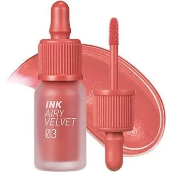 Peripera Ink Airy Velvet Liquid Lipstick 03 Cartoon Coral, 4 g