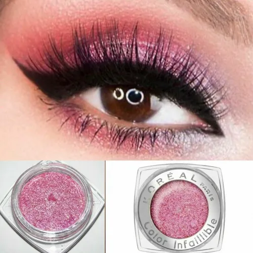 L Oreal -schatten Augenlider Infaillible 24H Iridescen 036 Naughty Erdbeer Neu