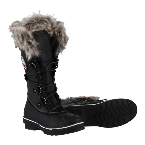Geographical Norway Winterstiefel Cecilia High - Wasserdicht & Gefüttert - Stylische, gefütterte Winterstiefel mit seitlichem Reißverschluss für einfaches Anziehen. Die wasserdichte Gummisohle sorgt für optimalen Komfort bei kaltem Wetter.