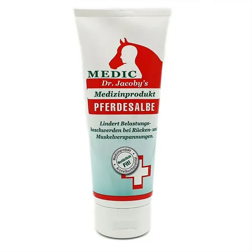 Dr. Jacoby's Pferdesalbe MEDIC Pferdebalsam lindert muskuläre Beschwerden 200ml