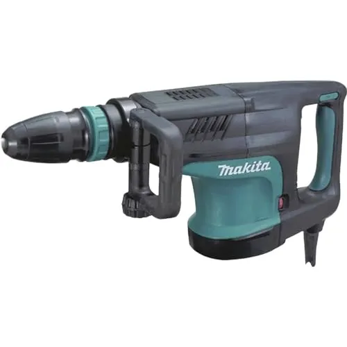 Makita HM1203C Kombihammer 1510 W - Bohrmaschine mit 1510 Watt, variabler Drehzahlregelung und hoher Schlagenergie von 26 Joule - ideal für anspruchsvolle Abbruch- und Bohrarbeiten.